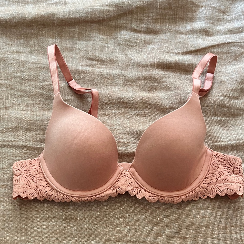 Aerie Real Sunnie Full Coverage underwire Lace Trim Bra